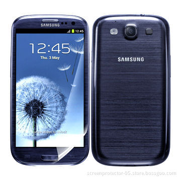 Crystal Clear and Anti-fingerprint Screen Protector for Samsung Galaxy SIII i9300
